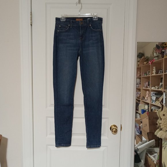 VIZCAINO Low Rise Skinny Leg Blue Jean, Size 4 - Picture 1 of 9
